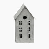 Zinc Tea Light House Tall