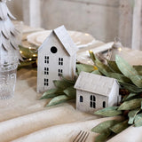 Zinc Tea Light House Tall