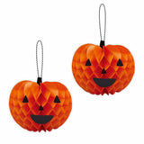 Fright Night Halloween Honeycomb Decorations 3pk