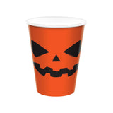 Fright Night Jack o' Lantern Cups 8pk