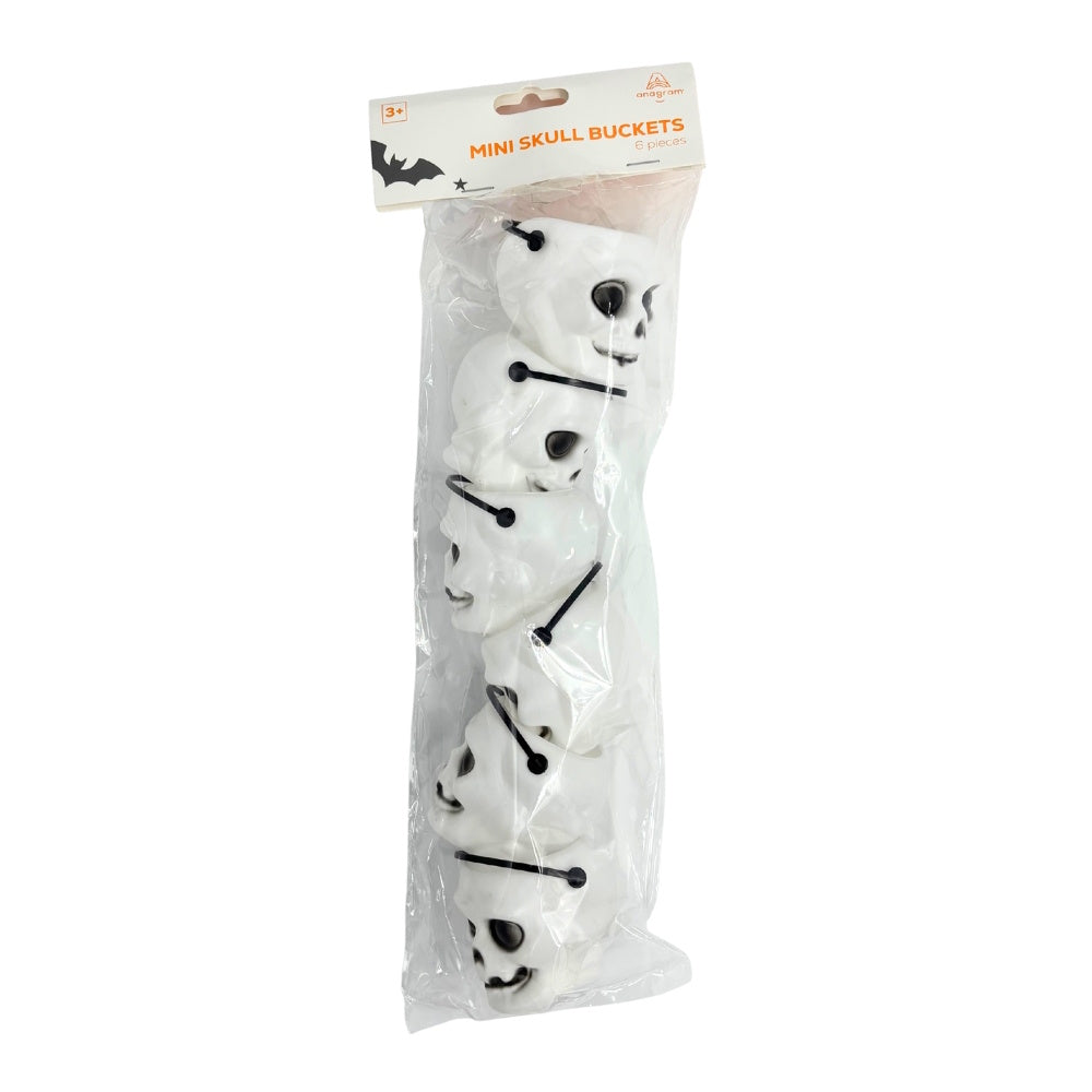 Mini Skulls Treat Buckets 6pk