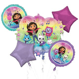 Gabby's Dollhouse Foil Balloon Bouquet