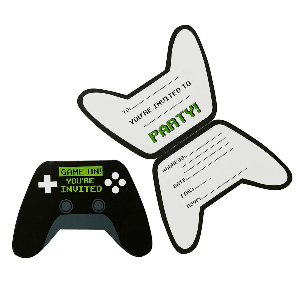 Game Controller Invitations 10pk – Sweet Pea Parties