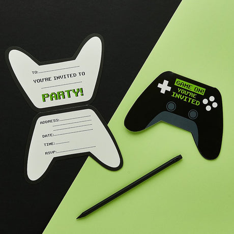 Game Controller Invitations 10pk