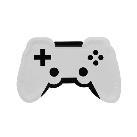 Game On Controller Shaped Plates 8pk