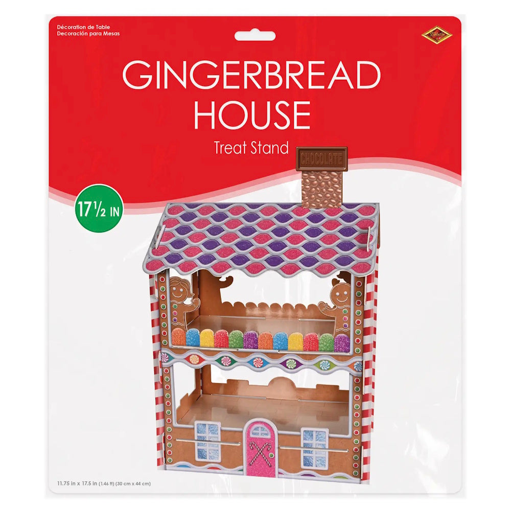 Gingerbread House Christmas Treat Stand