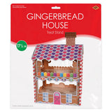 Gingerbread House Christmas Treat Stand