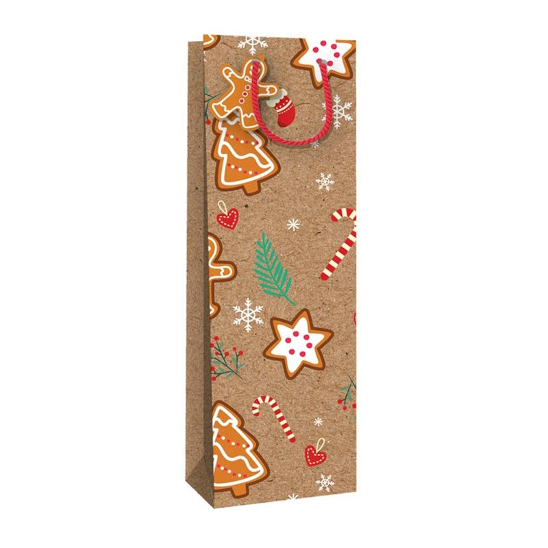 Gingerbread Gift Bag - Bottle
