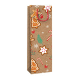 Gingerbread Gift Bag - Bottle