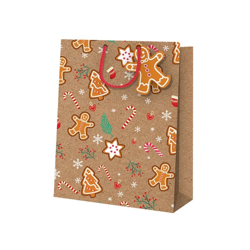 Gingerbread Gift Bag - Medium