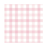 Gingham Lunch Napkins 16pk - Pastel Pink