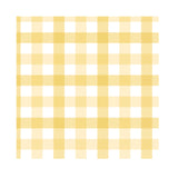 Gingham Lunch Napkins 16pk - Pastel Yellow