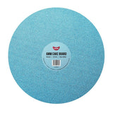 Blue Glitter Round Cake Board 12in