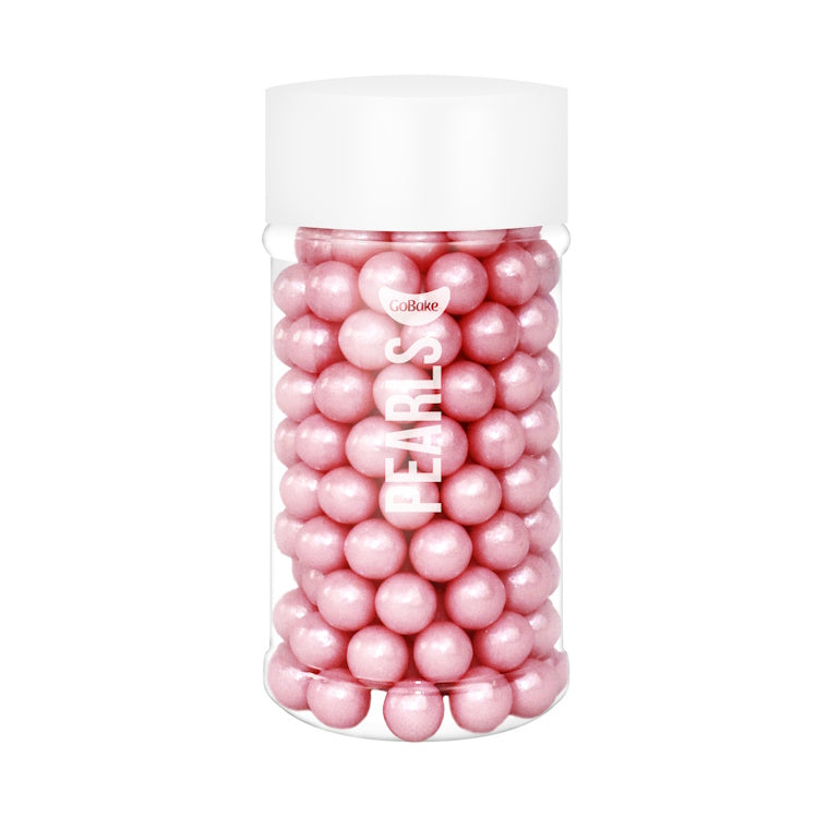 GoBake 7mm Sugar Pearls - Pink