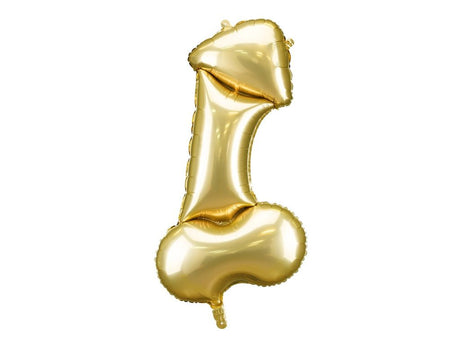 Gold Penis SuperShape Foil Balloon