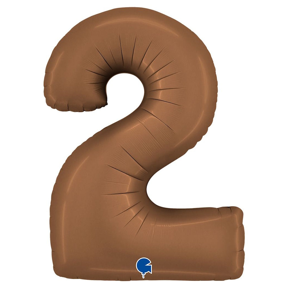 Giant Chocolate Number Foil Balloon - 2