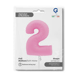 Giant Sakura Pink Number Foil Balloon - 2