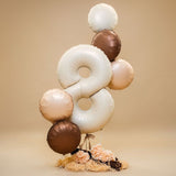 Round Foil Balloon - Satin Nude