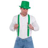 Green Suspenders / Braces