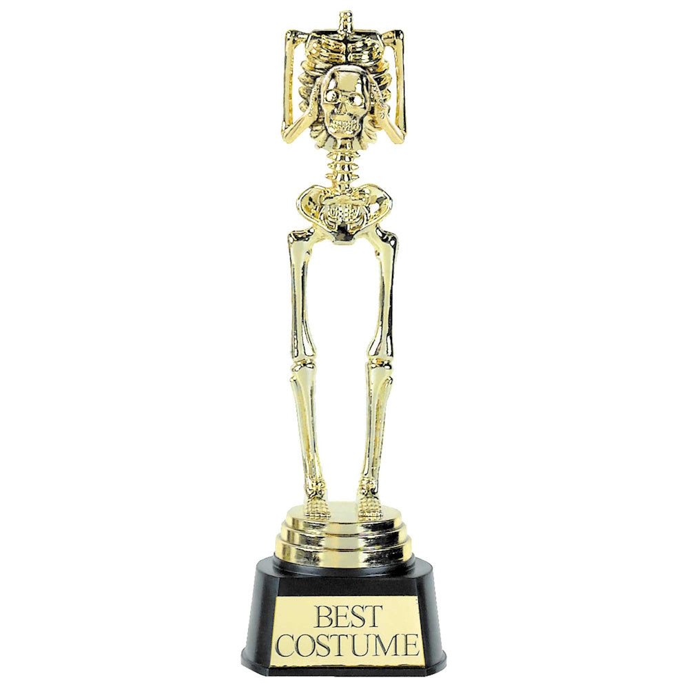 Halloween Skeleton Best Costume Trophy