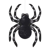 Hanging Honeycomb Glitter Spider