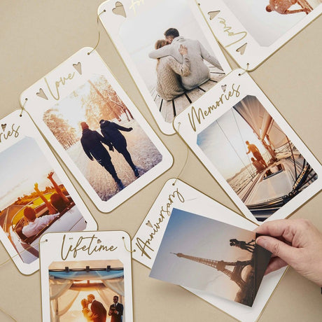 Happy Anniversary Personalisable Photo Bunting