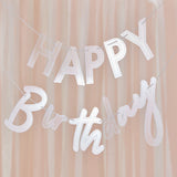 Happy Birthday Acrylic Bunting