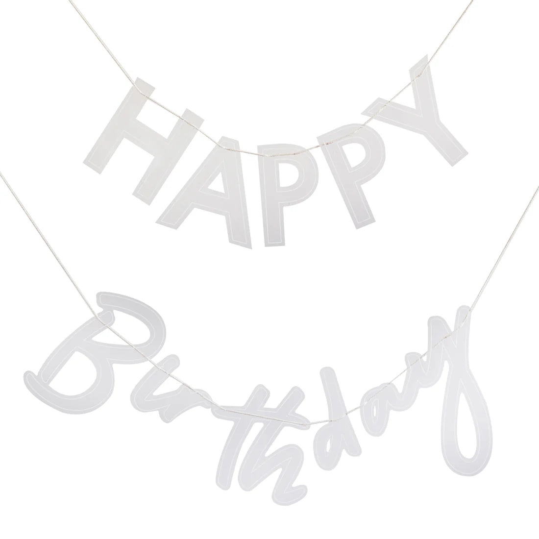 Happy Birthday Acrylic Bunting
