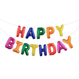 Rainbow Happy Birthday Foil Letter Balloon Banner
