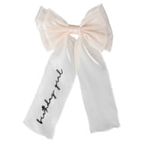 Happy Bowday Birthday Girl Hair Bow