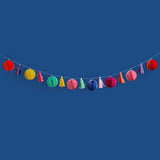 Happy Diwali Honeycomb & Tassel Garland