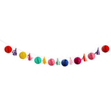 Happy Diwali Honeycomb & Tassel Garland