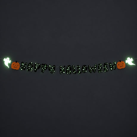 Happy Halloween Glow-in-the-Dark Garland