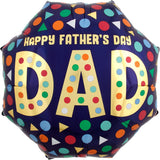 Happy Father's Day SuperShape Foil Balloon
