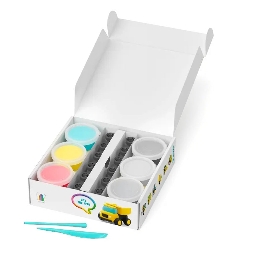 Hey Clay - Construction Vehicles (15 Cans)