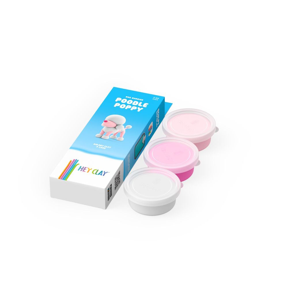 Hey Clay Dog Buddies - Poodle Poppy