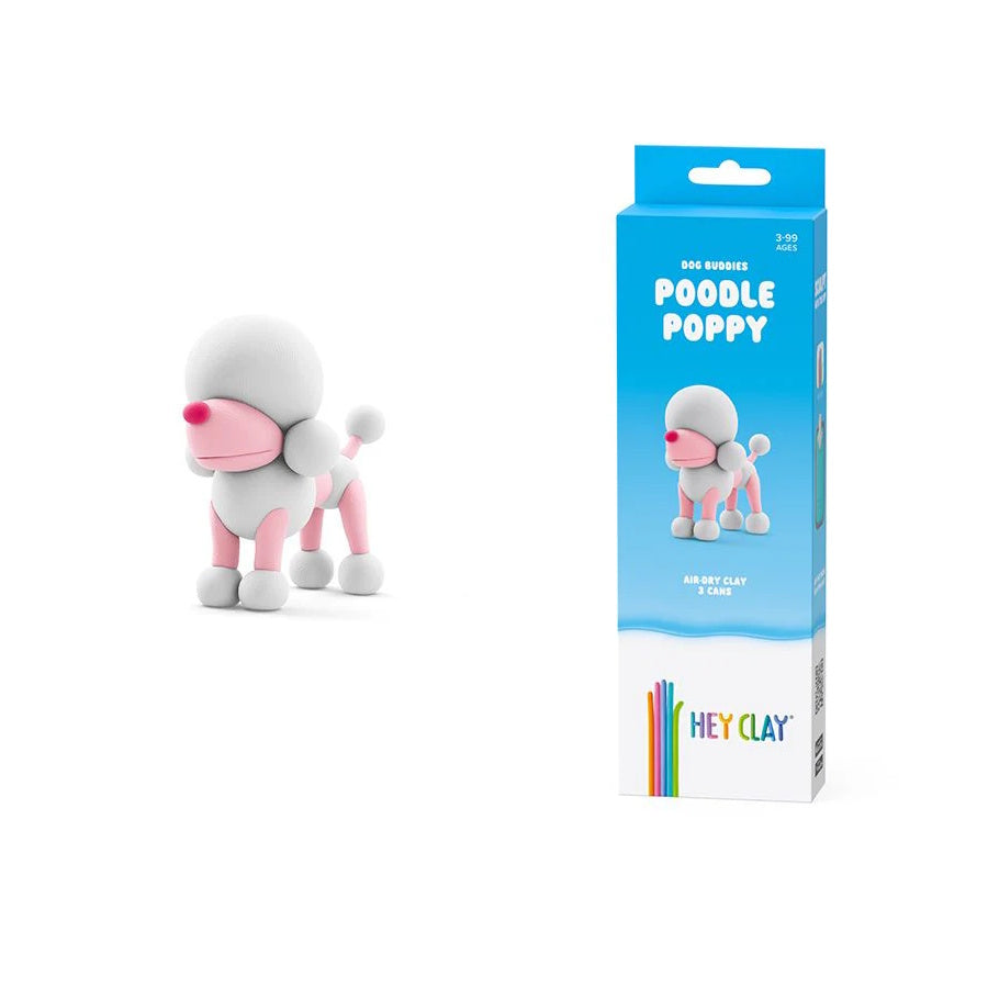 Hey Clay Dog Buddies - Poodle Poppy