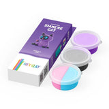 Hey Clay Fluffy Pets - Siamese Cat (3 Cans)