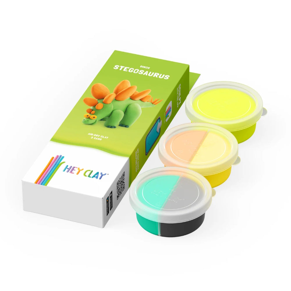 Hey Clay - Stegosaurus (3 Cans)
