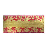 Christmas Cake Frill - Holly Print Red with Gold Centre