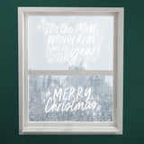 Holly Jolly Christmas Window Clings 2pk