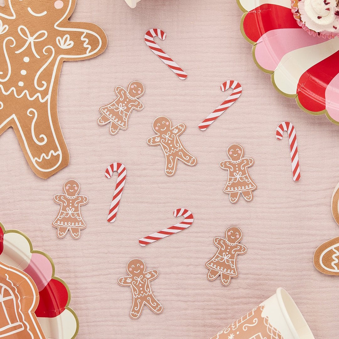 Gingerbread & Candy Cane Table Scatters