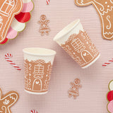 Gingerbread House Cups 8pk