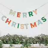 Merry Christmas Letter Banner