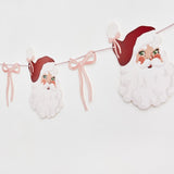 Santa Baby Santa & Bows Garland