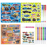 Kaleidoscope Colouring & Activity Kit - Hot Wheels