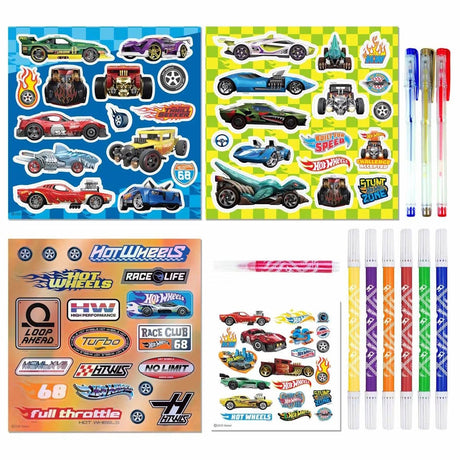Kaleidoscope Colouring & Activity Kit - Hot Wheels