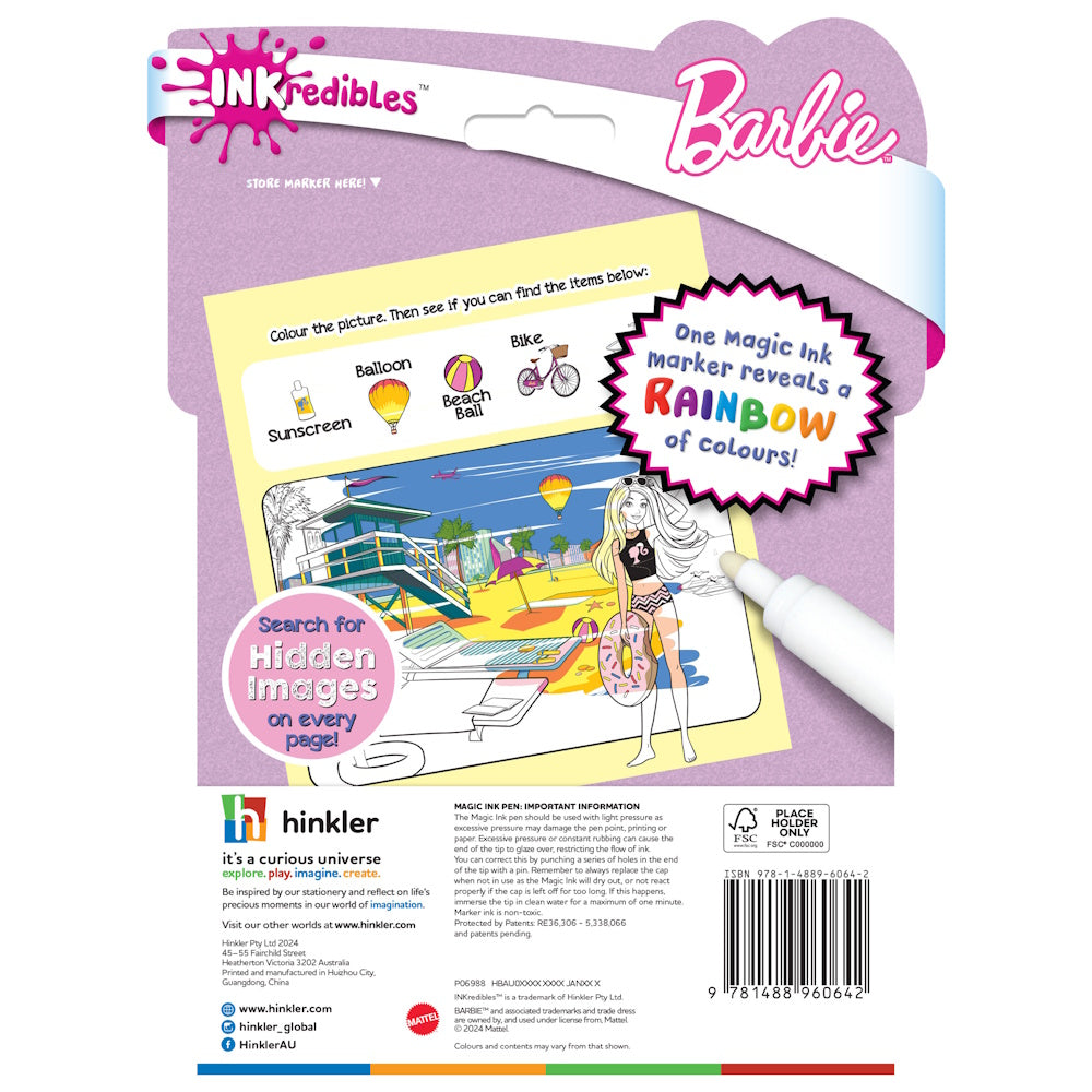 Inkredibles Magic Ink Pictures - Barbie
