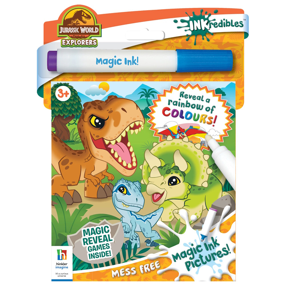 Inkredibles Magic Ink Pictures - Jurassic World Explorers