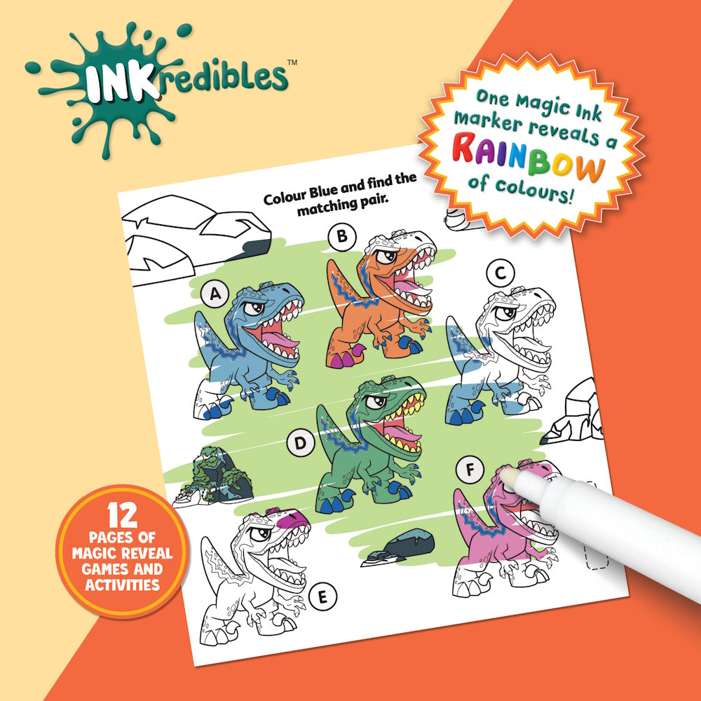 Inkredibles Magic Ink Pictures - Jurassic World Explorers
